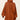 Chestnut V Neck Kangaroo Pocket Oversized Hoodie-1