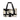 Crossbody Water-resistant Travel Bag, Abstract Black Beige Brown-2