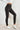 Dark Grey Wide Waistband Ribbed Textured Knit Leggings-2