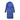 Milly Women's Leather Double Breasted Long Coat Blue-1