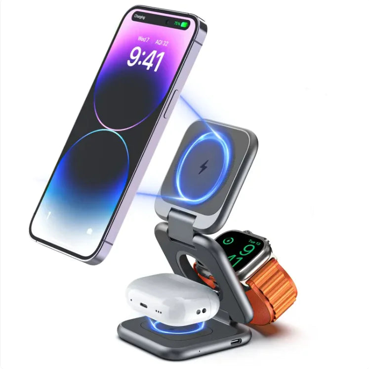 Tri Mag Wireless Charger