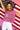 American Flag Knitted Vest - Bonbon Sparkling-1