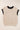 Batwing Sleeve Sweater Top - Light French Beige Contrast Trim-0
