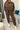 Brown Varsity Striped Leopard Drawstring Pant Set - Street Rider Apparel