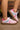 Rose Red Color Block Lace Up Sneakers - Street Rider Apparel