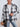 Plaid Collared Neck Button Down Jacket - Street Rider Apparel