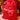 Fiery Red Christmas Drawstring Large Gift Bag-0