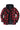 Men's Matching Family Red Buffalo Plaid Hooded Flannel Shacket-1