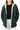 Women's Matching Family Sherpa Lined Green Flannel Jacket with Hood-1