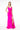 V-Neck Mermaid Ruched Jersey Long Dress w/ Slit-0