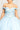 Cut-Away Shoulder 3D Floral Applique Embellished Quinceanera Dress-2