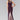Long High Neck Dress Accented with Embroidery-1