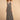 Double Waist-Bands V-Neck Long Dress w/ Strap Back-0