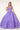Floral Embroidery and Jewel Embellished V-Neck Mesh Ball Gown-7