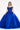 Floral Embroidery and Jewel Embellished V-Neck Mesh Ball Gown-1