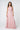 High-Neck Chiffon Ruched-Bodice A-Line Long Dress-4