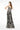 Jeweled Waist Band Accented Glitter Mesh Long Dress-0