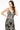Jeweled Waist Band Accented Glitter Mesh Long Dress-3