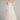 3-D Flower Embellished Glitter Netting A-line Dress w/ Detached Long Sleeves-1