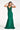 Beads Embellished Jersey Mermaid Dress w/ Open Back and Sheer Sides-1