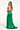Beads Embellished Satin Mermaid Dress w/ Pleated Chest and Side Slit-3