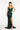 Flower Applique Sequin Embellished Mermaid Dress w/ Gathered Waist-1
