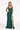 Sequin Embellished Embroidered Mermaid Dress w/ Side Slit-1