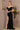 Sequin Cut-away Shoulder Velvet Mermaid Dress w/ Wide Side Slit-0