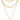 Assorted Layer Chain Crescent Moon Pendant Necklace-0