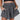 Gray Elastic Waist Culotte Shorts-2