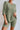 Green Plain Ribbed Loose Fit Two Piece Lounge Set-2