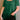 Green Plus Size Square Neck Top-0