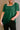 Green Plus Size Square Neck Top-0