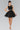 Sleeveless Short Dress with Lace Bodice and Sheer Waistline-2