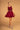 Sleeveless Short Dress with Lace Bodice and Sheer Waistline-11