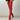 High Heels Red Over The Knee Boots With Back Zip-6