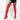 High Heels Red Over The Knee Boots With Back Zip-0