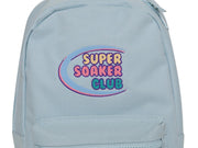 Blue Mini Backpack With Super Soaker Embroidery-4