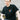 Black T-shirt With Chinese Dragon Embroidered Design-0
