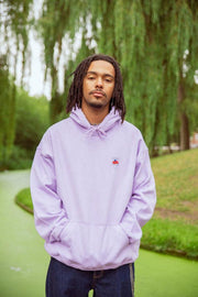 Hoodie in Lilac with Bro Shroom Embroidery-4