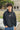 Hoodie in black with Dream Sports Logo Embroidery-0