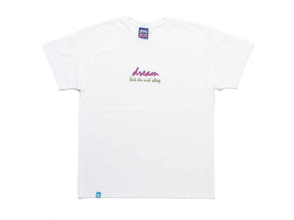 90s Logo Design On White Short Sleeved T-shirt-5