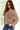 Khaki Hollowed Knit V Neck Dolman Sleeve Sweater-2