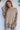 Khaki Leopard High Neck Side Slit Oversized Sweater-2