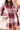 Khaki Plaid Pattern Collared Neck Ruffled Sleeve Shirt Dress-5