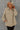 Khaki Retro Quilted Flap Pocket Button Shacket-3