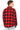 Boys Sherpa Lined Buffalo Plaid Fleece Button Down Shirt Jacket-Kids-4