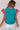 KnitT-Shirt - Turquoise Contrast Flutter Sleeves Sweater-1