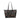 Large Leather Tote Shoulder Bag - Black Fashion Fabulous Handbag-0