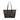 Large Leather Tote Shoulder Bag - Black Fashion Fabulous Handbag-3